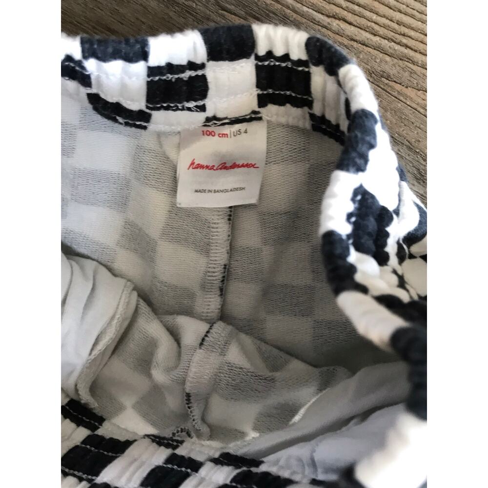 Hanna Andersson Checker Shorts Size 4 - Picture 2 of 2